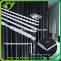 Z207 Wholesale Aluminum Shower Curtain Rod / sliding curtain pole / metal aluminum chrome rails